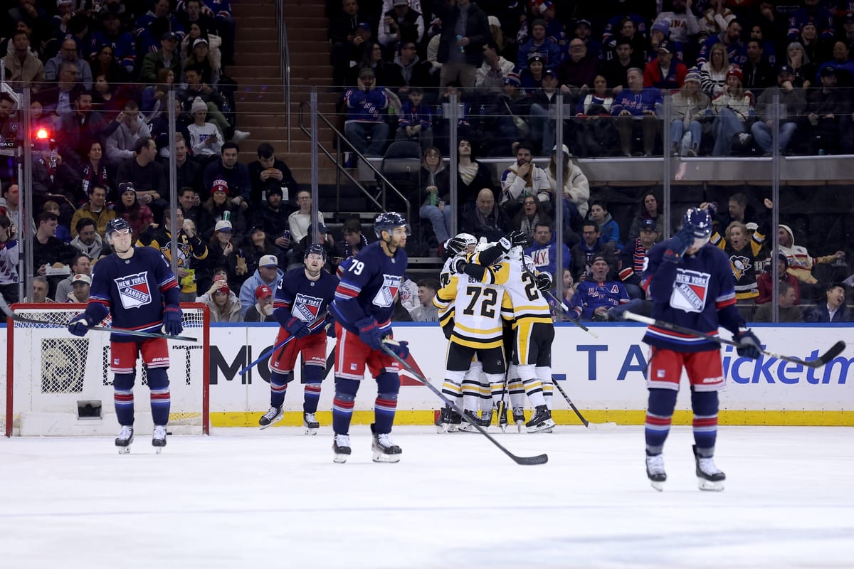 Recap: Rangers Fall Flat in Pivotal Game, Lose to Pittsburgh 3-2