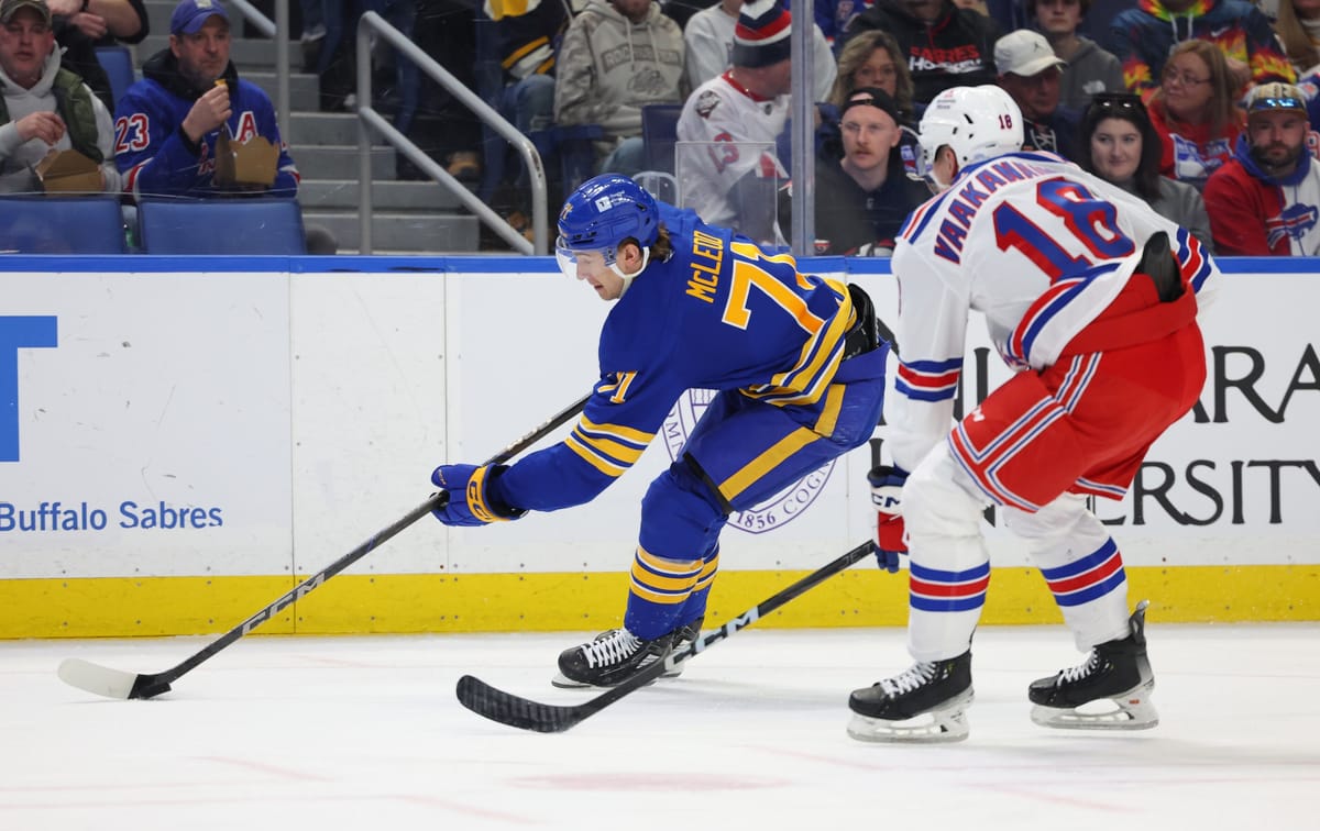 Recap: Rangers Embarrassed in Buffalo, Lose 8-2 to Sabres