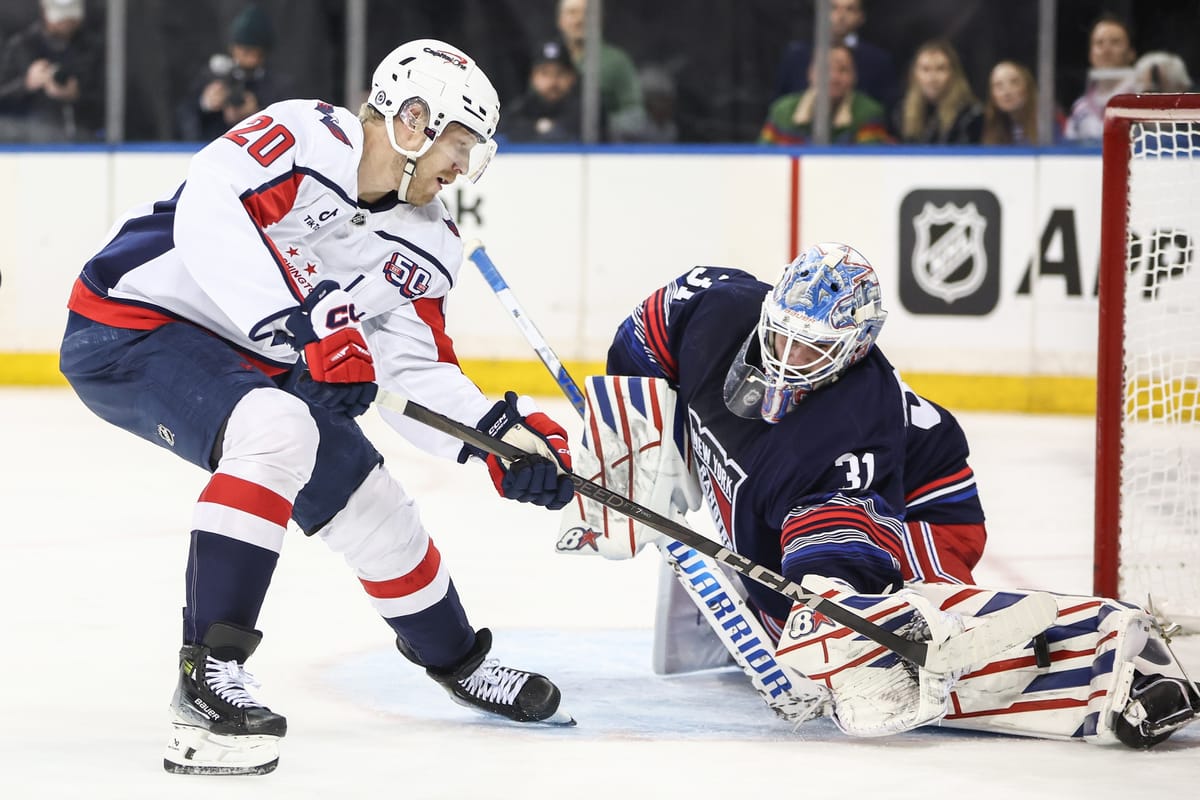 Recap: Rangers Drop Valuable Extra Point, Fall 3-2 in Overtime to Capitals