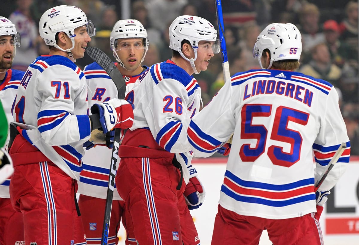 Rangers Trade Ryan Lindgren and Jimmy Vesey to Colorado Avalanche