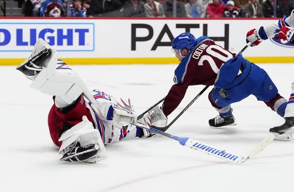 Recap: Rangers Blow Late Lead, Fall 3-2 in OT to Colorado