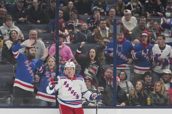 Recap: Cuylle Strikes Twice in Third Period of Rangers 4-3 Comeback Win in Columbus