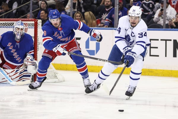 Recap: Rangers Play Better, But Fall 3-2 to Maple Leafs