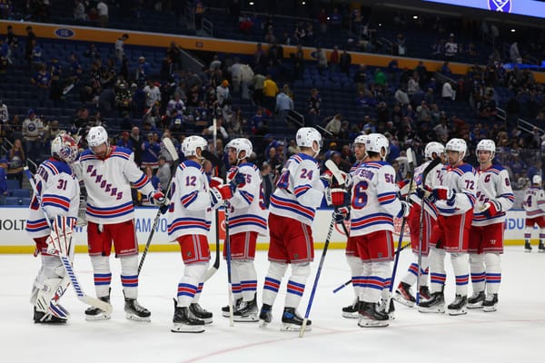 Recap: Rangers Win Season Opener 5-1 Over Buffalo