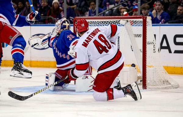 Recap: Hurricanes Blow Out Rangers 6-1