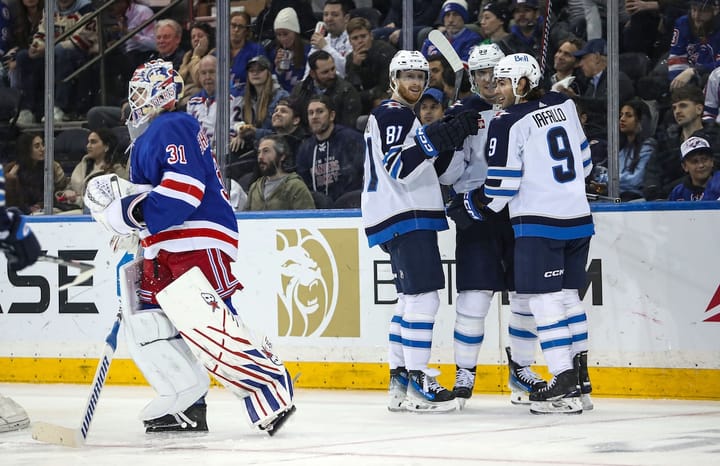 Recap: Rangers Fall 6-3 to Winnipeg