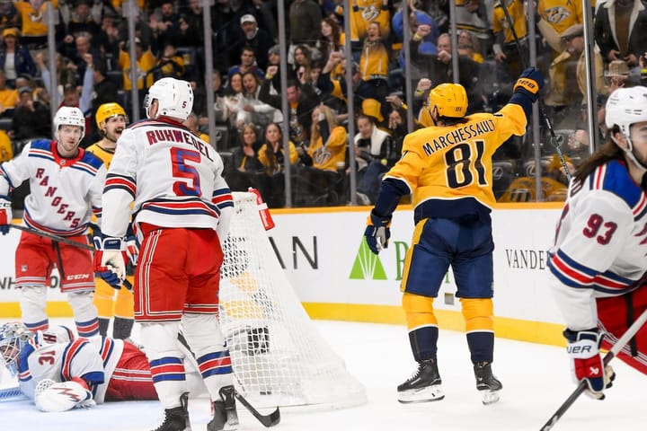 Recap: Rangers Fall to .500 With 2–0 Loss to Basement Dwelling Nashville