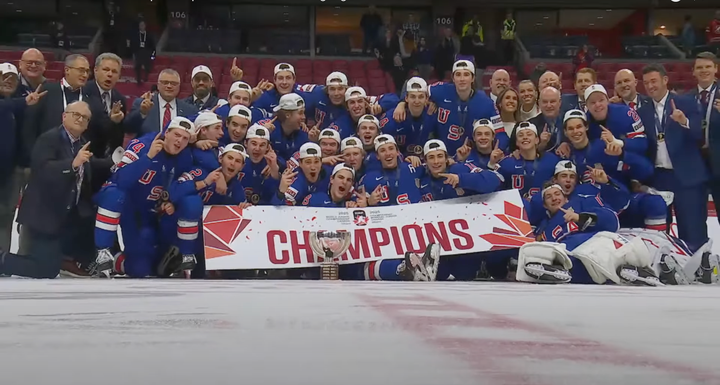 Rangers Prospect Gabe Perreault Shines Capturing Gold for USA at World Junior Championships